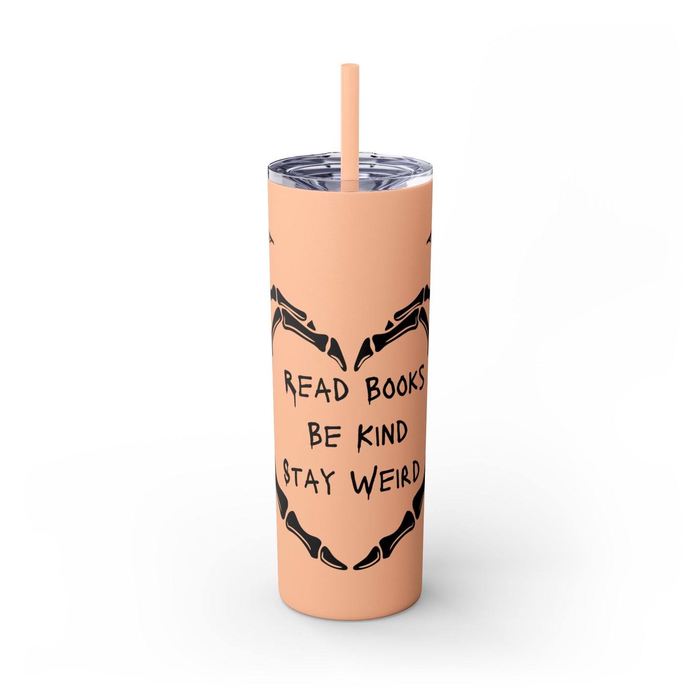 Weird Book Lover Tumbler with Straw