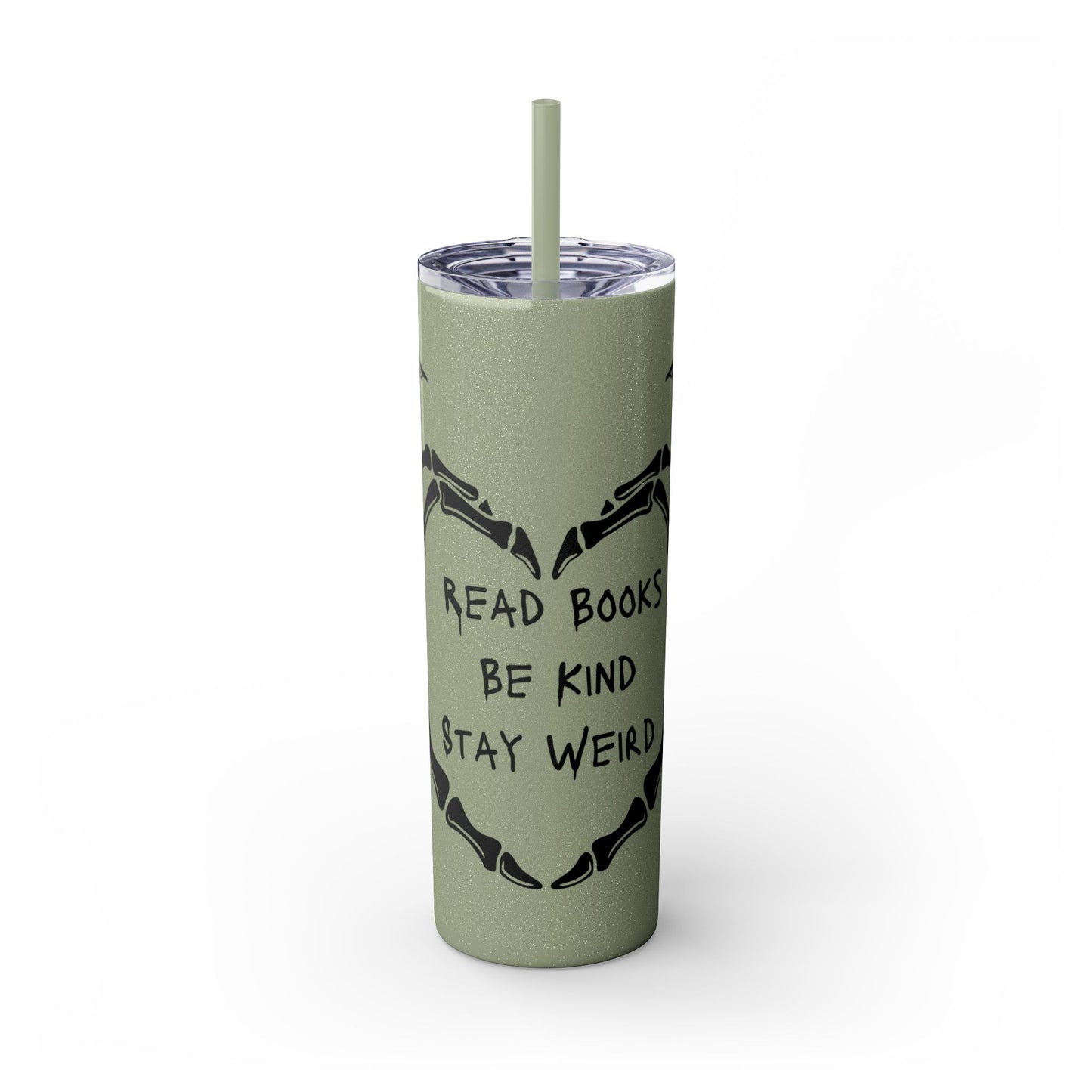 Weird Book Lover Tumbler with Straw