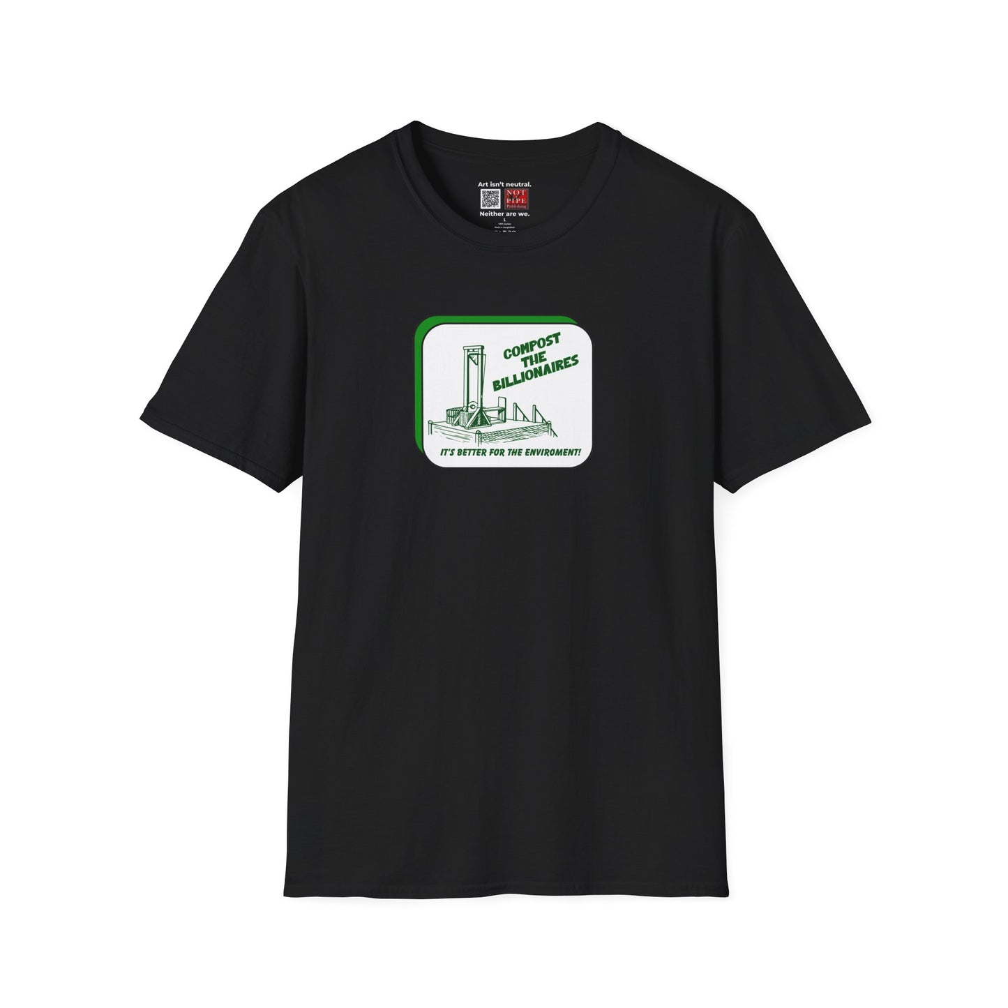 Anti-Capitalist Graphic Tee | Compost the Billionaires
