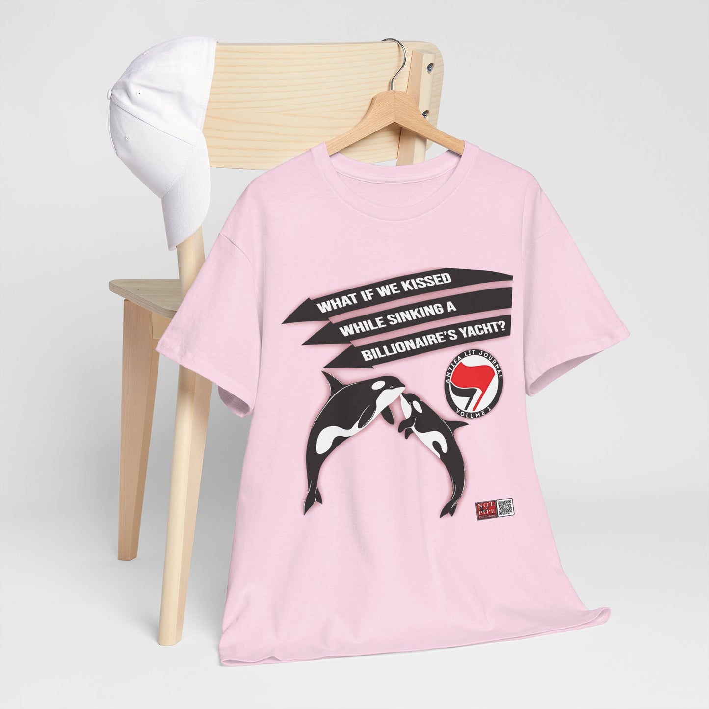 Anti-Capitalist Protest Shirt | What If We Kissed While Sinking a Billionaire's Yacht