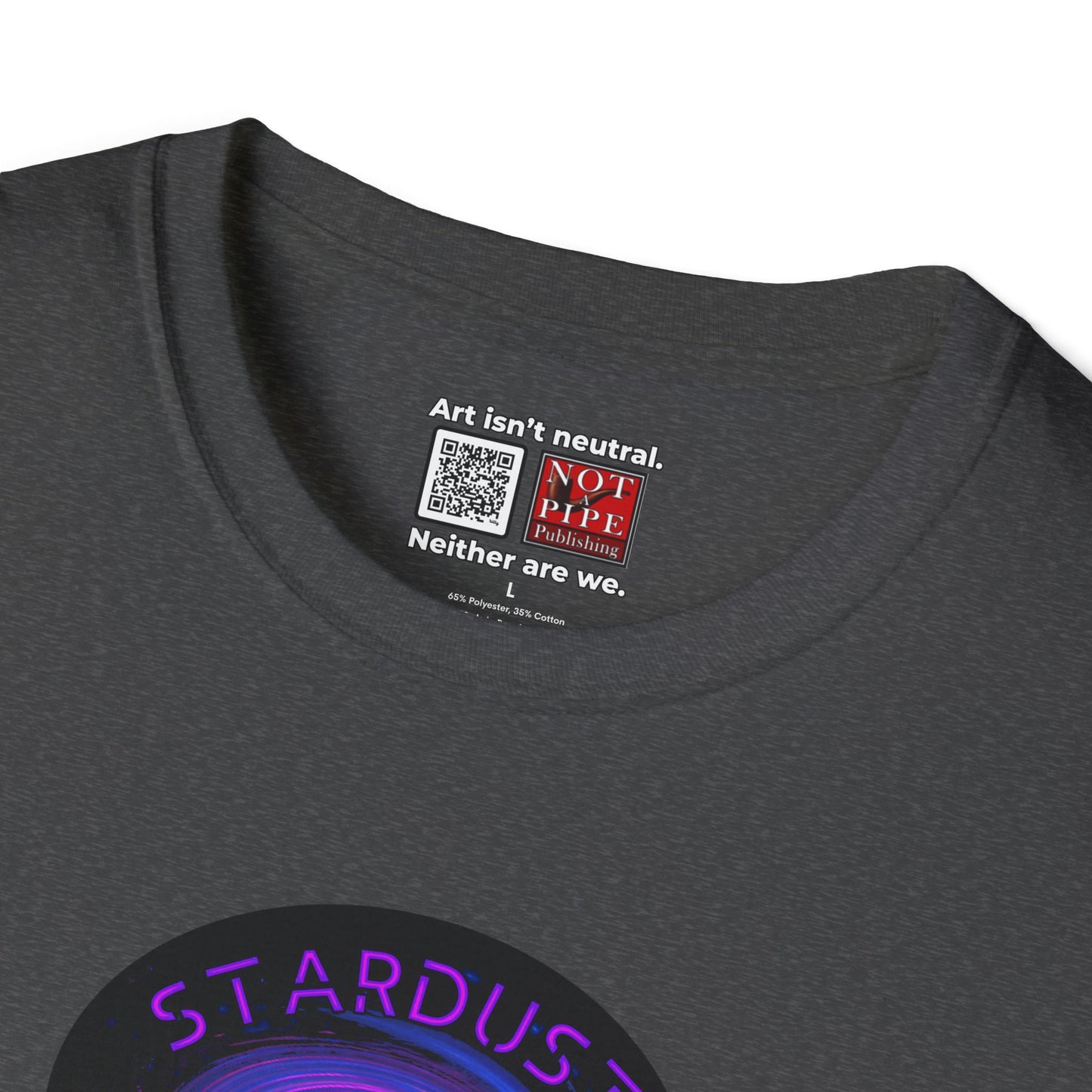 Stardust and Ashes Sci-Fi T-Shirt – Space Mechs & Galactic Warfare Tee