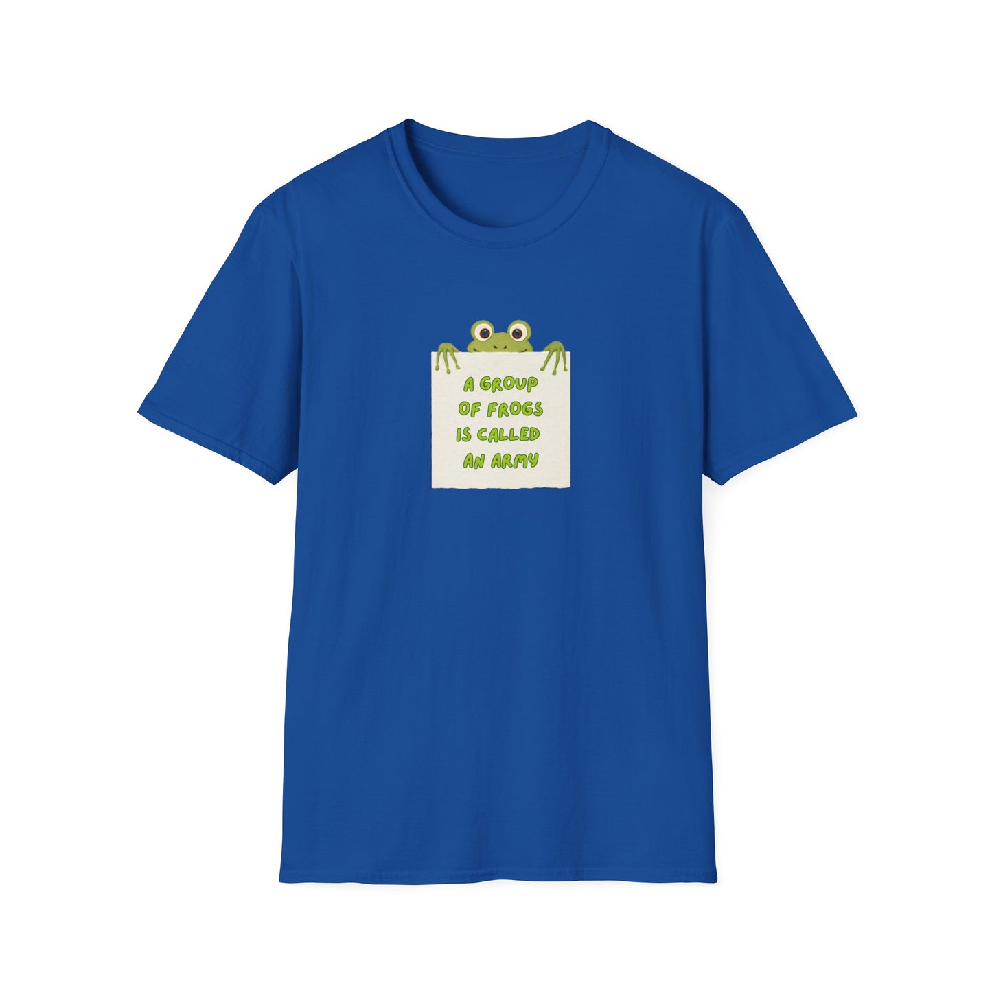 Activist Graphic Tee | A Group of Frogs is Called an Army T-Shirt