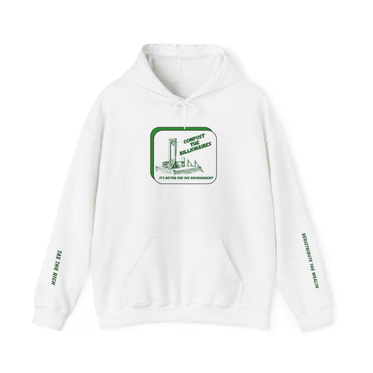 Anti-Capitalist Activist Apparel | Compost the Billionaires Unisex Hoodie