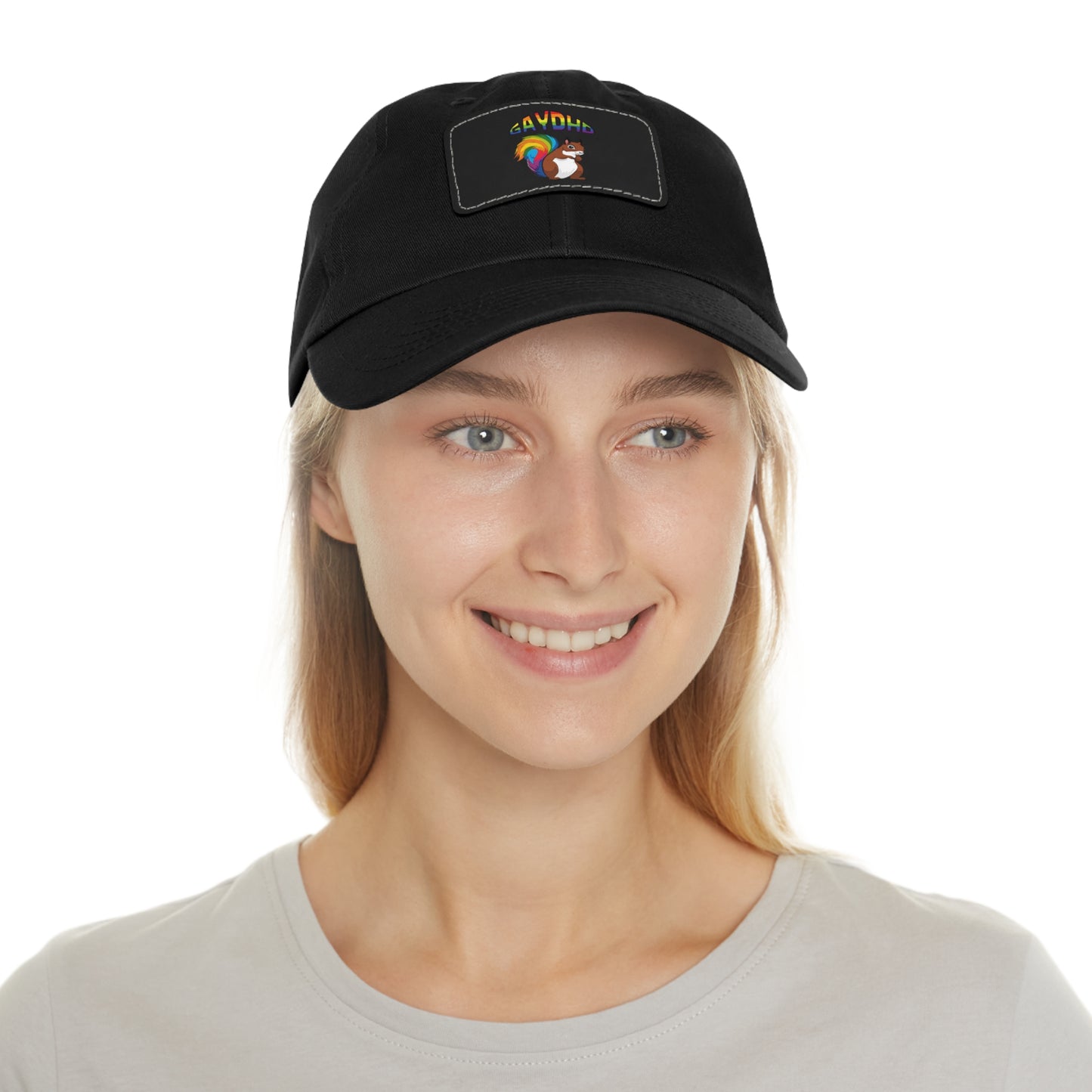 LGBTQ+ Neurodiverse Hat with Leather Patch