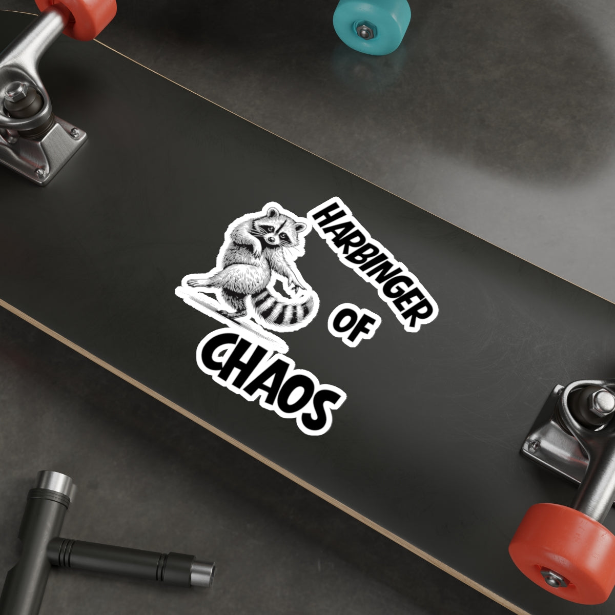 Chaos Racoon Sticker | Harbinger of Chaos
