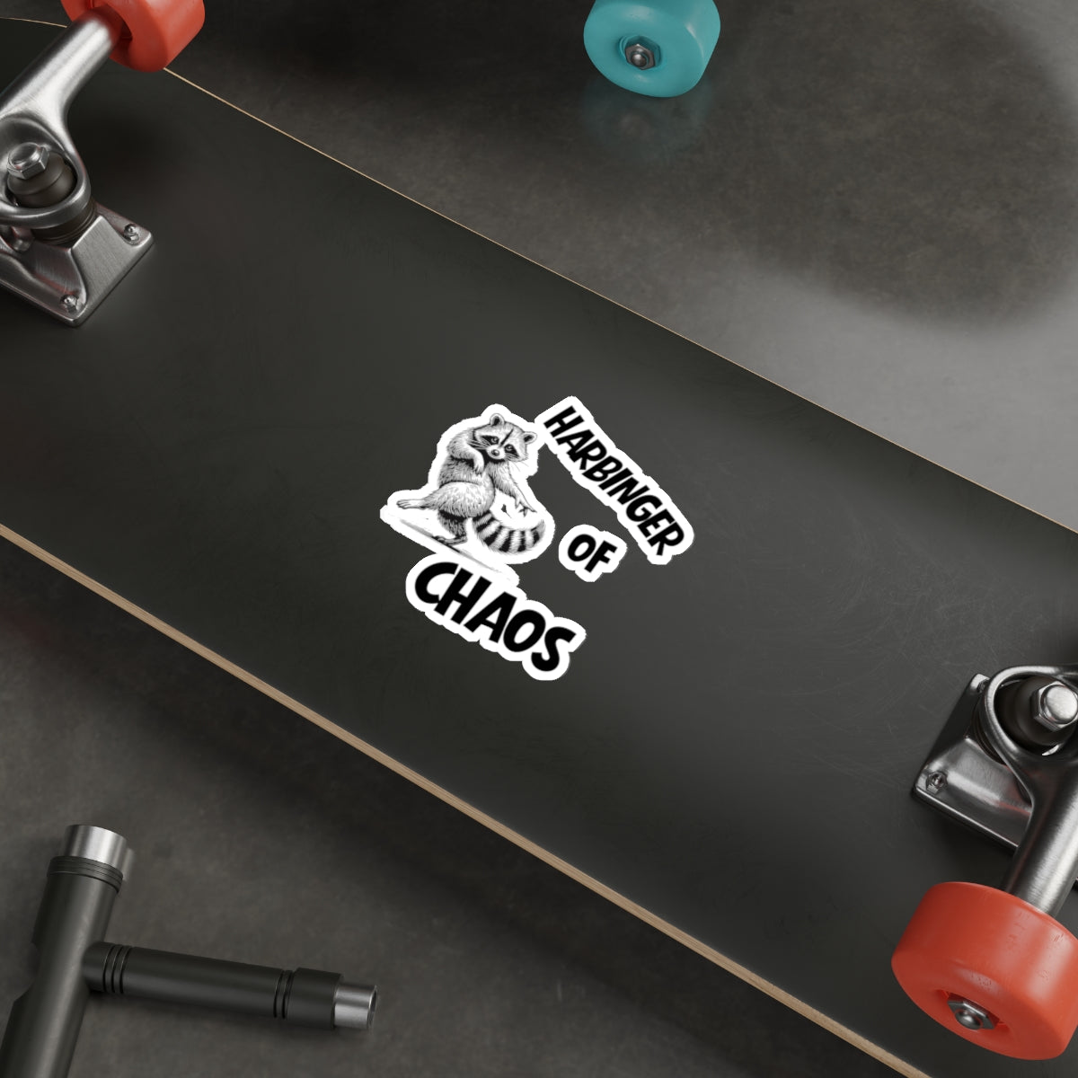 Chaos Racoon Sticker | Harbinger of Chaos