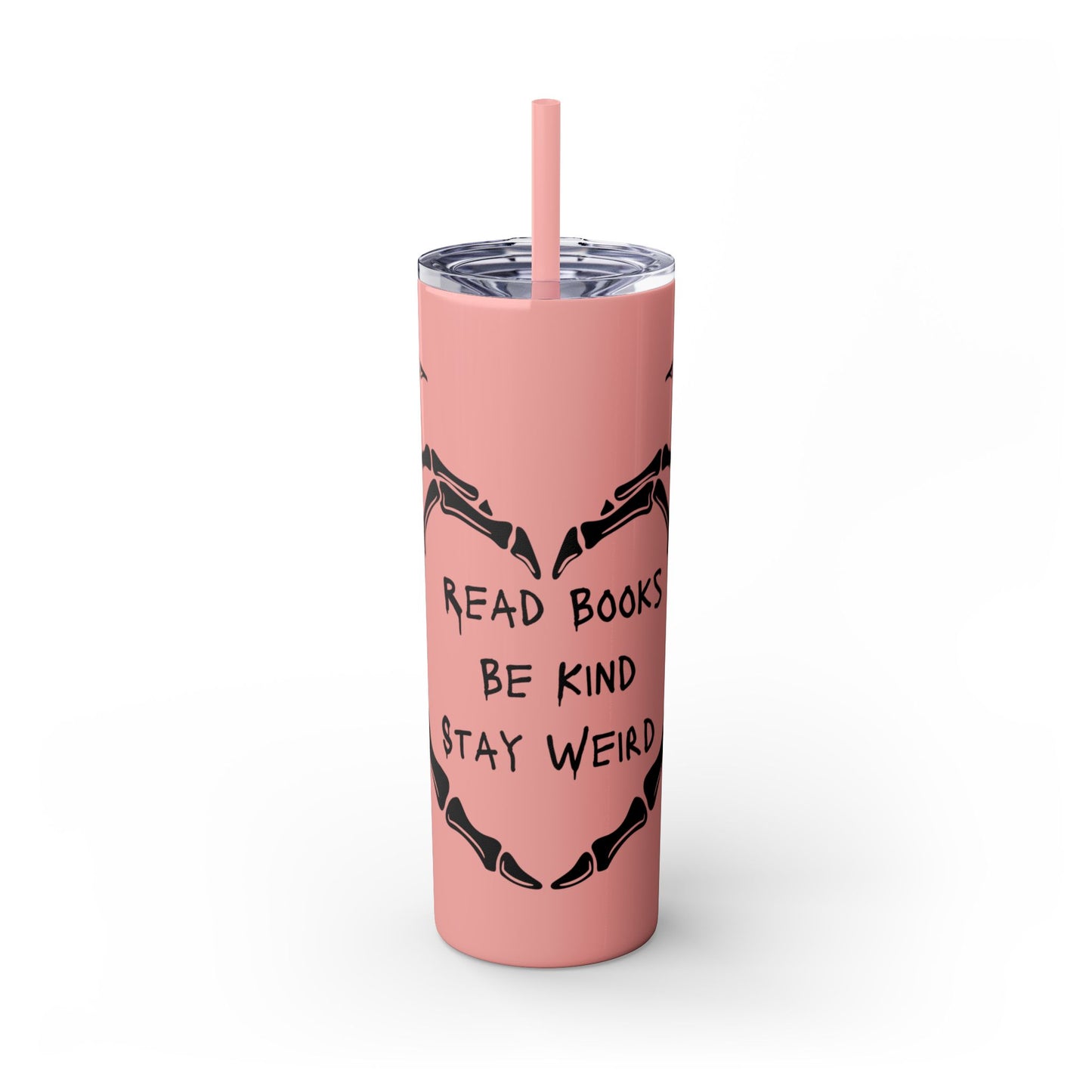 Weird Book Lover Tumbler with Straw