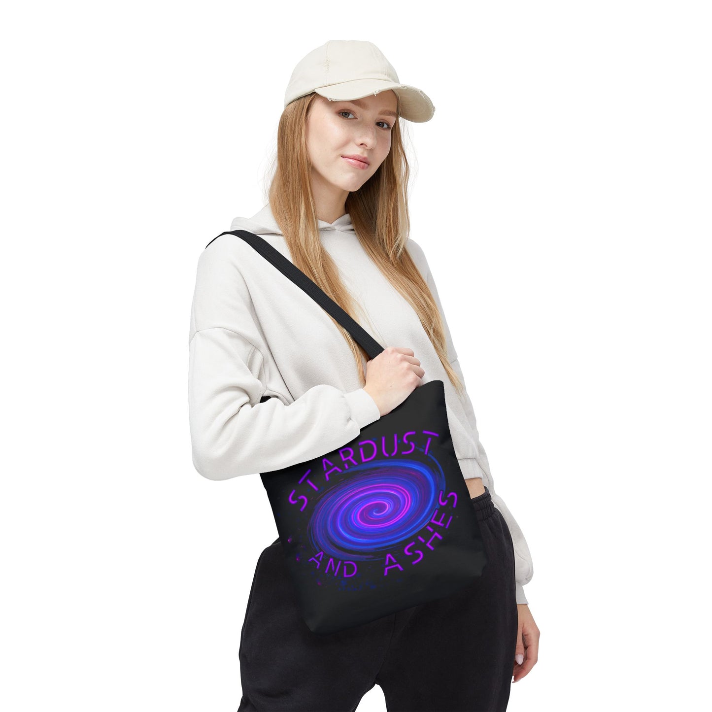 Stardust and Ashes Sci-Fi Tote Bag | Space Mechs & Galactic Warfare