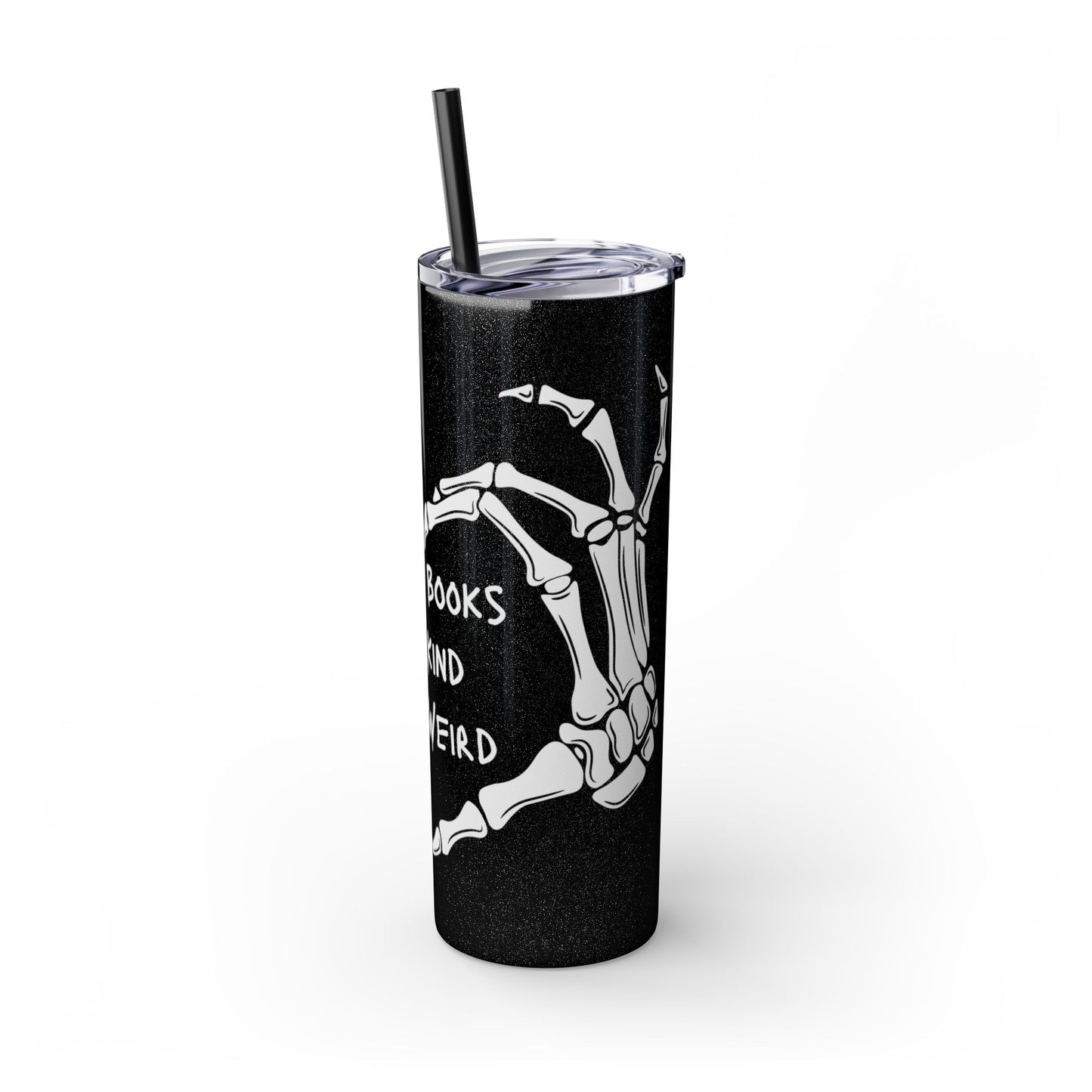 Weird Book Lover Tumbler with Straw