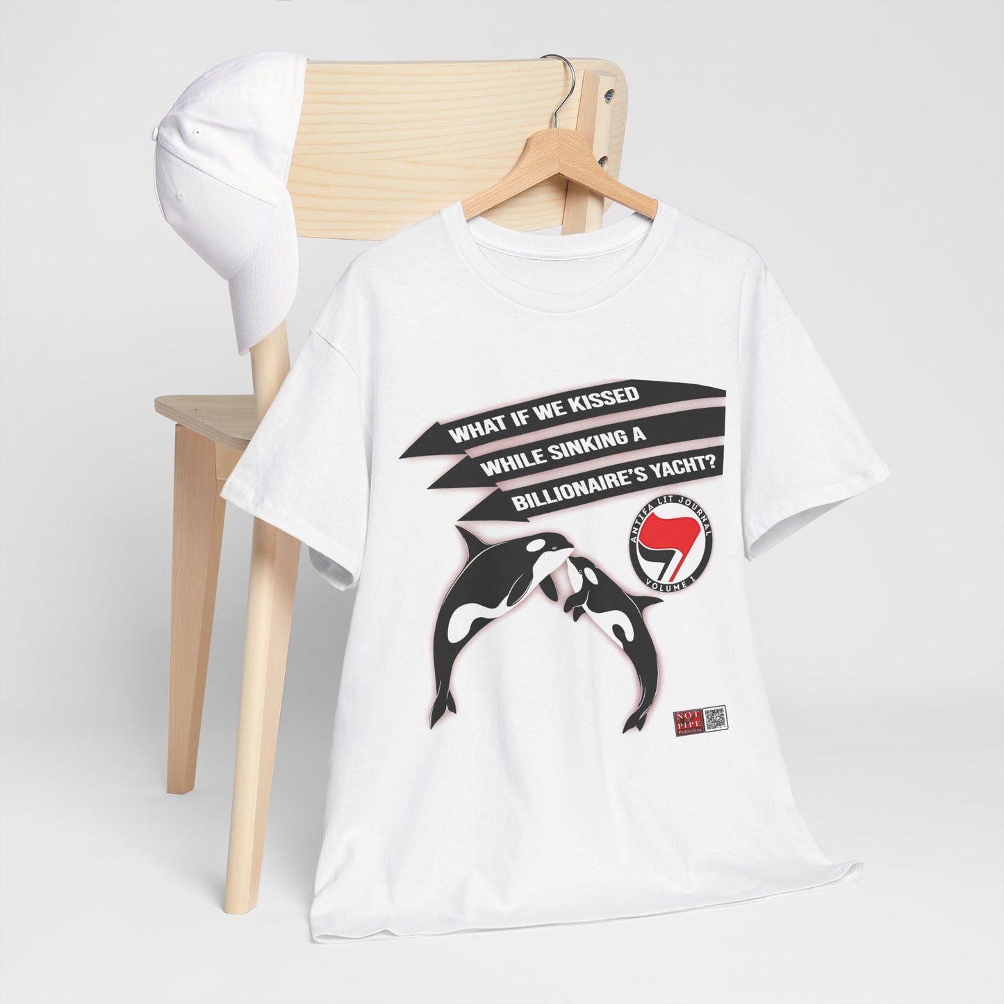 Anti-Capitalist Protest Shirt | What If We Kissed While Sinking a Billionaire's Yacht