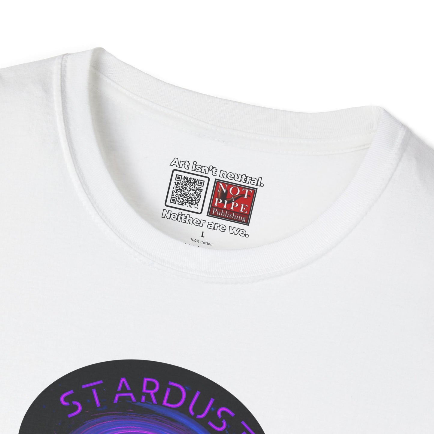 Stardust and Ashes Sci-Fi T-Shirt – Space Mechs & Galactic Warfare Tee