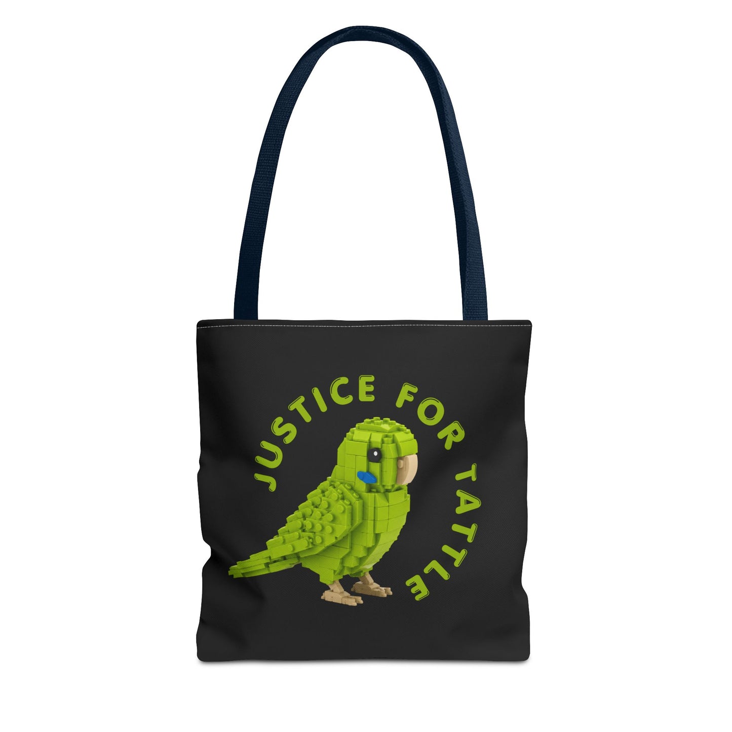 Justice for Tattle | Brick By Brick Parakeet Tote Bag | Support Small Business