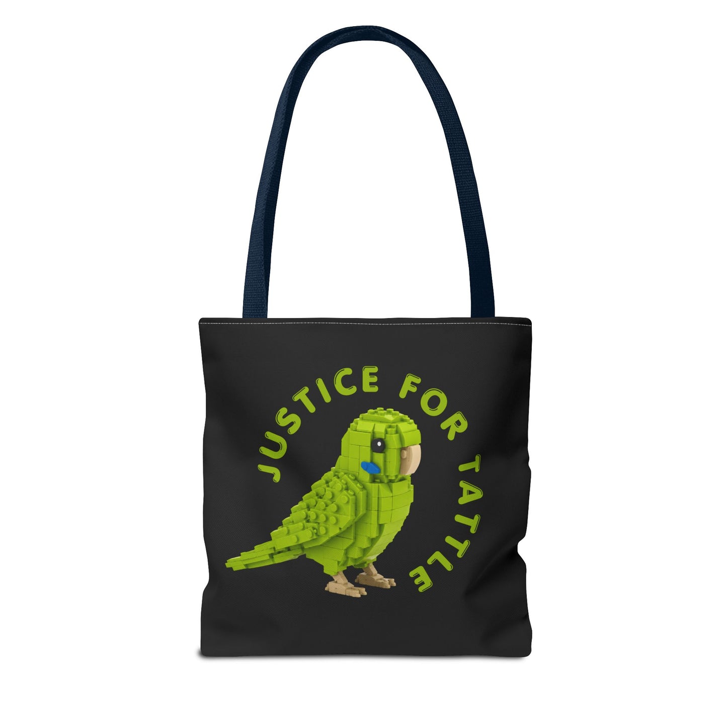 Justice for Tattle | Brick By Brick Parakeet Tote Bag | Support Small Business