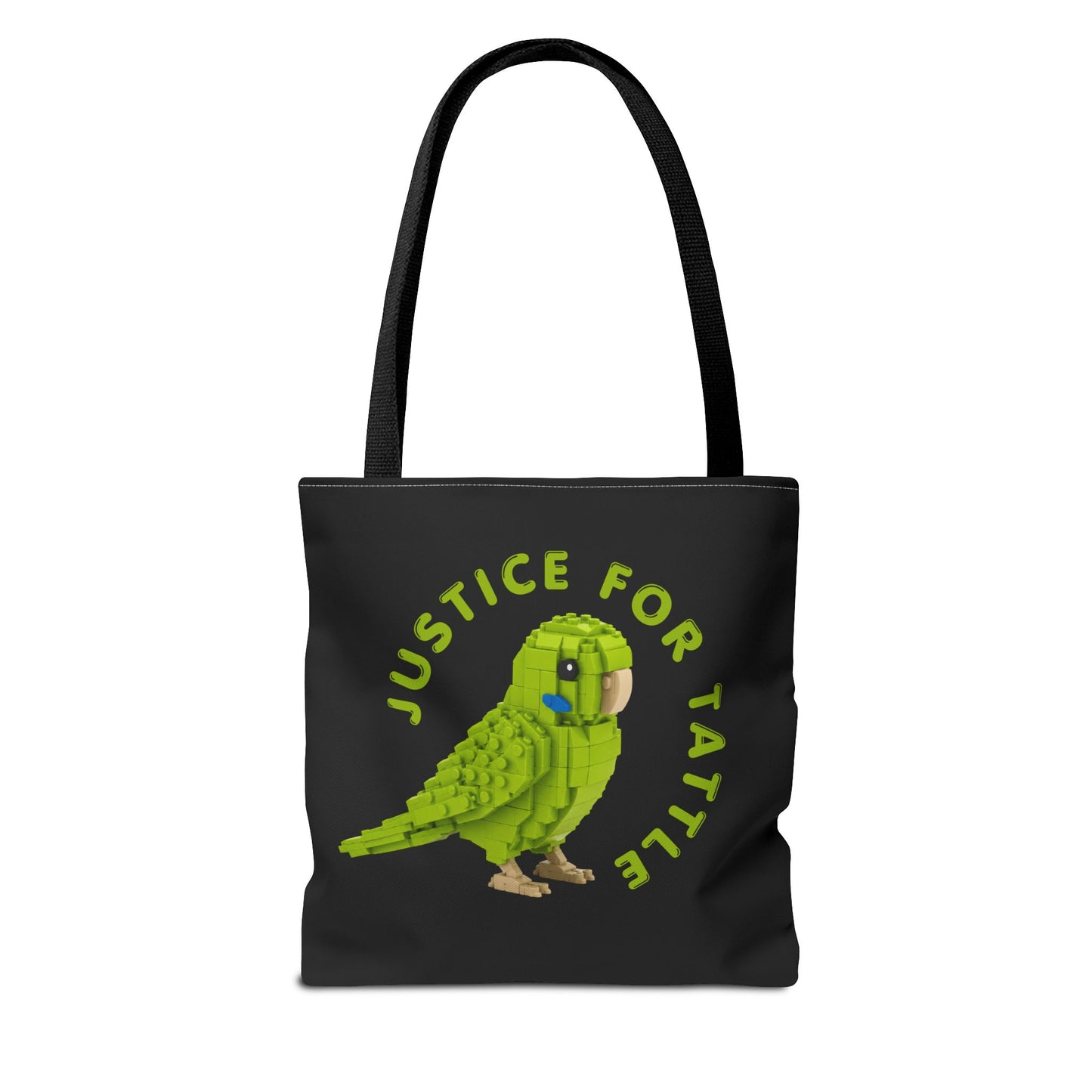 Justice for Tattle | Brick By Brick Parakeet Tote Bag | Support Small Business