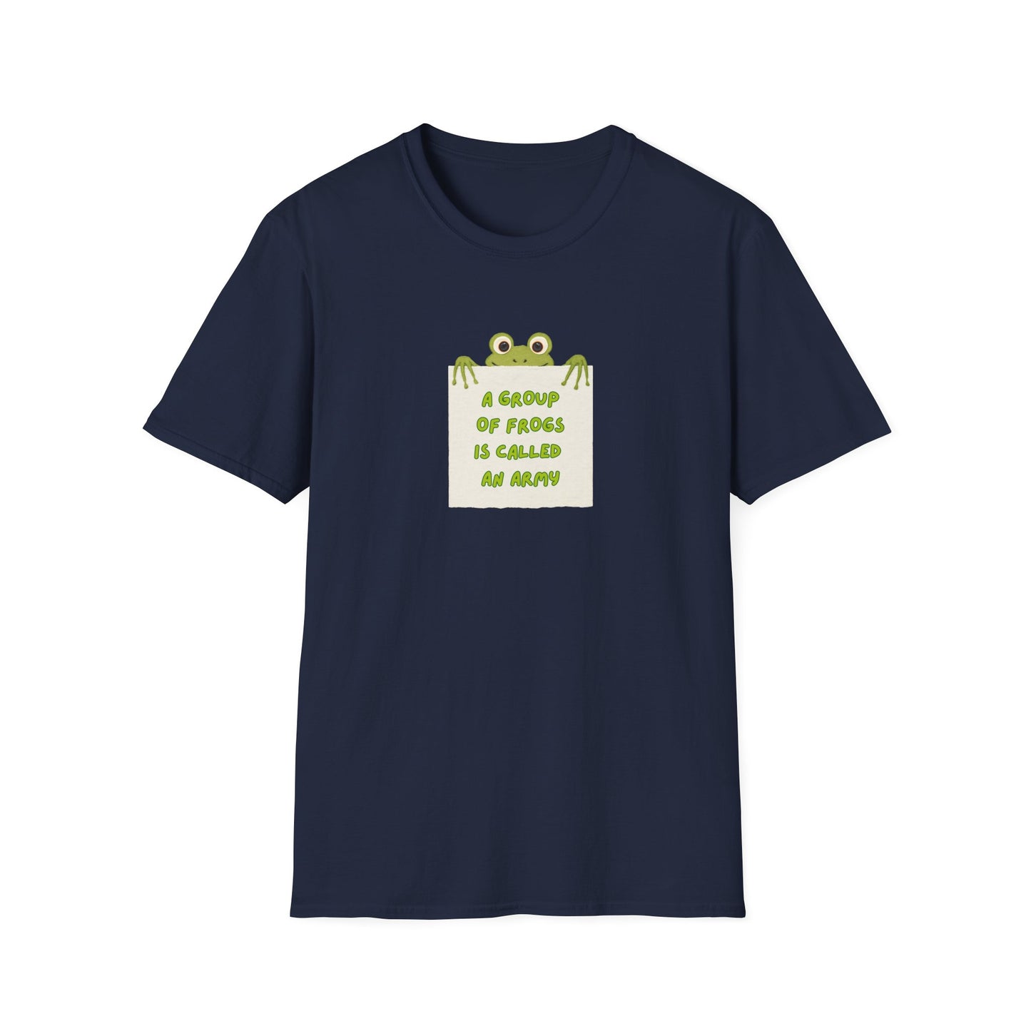 Activist Graphic Tee | A Group of Frogs is Called an Army T-Shirt