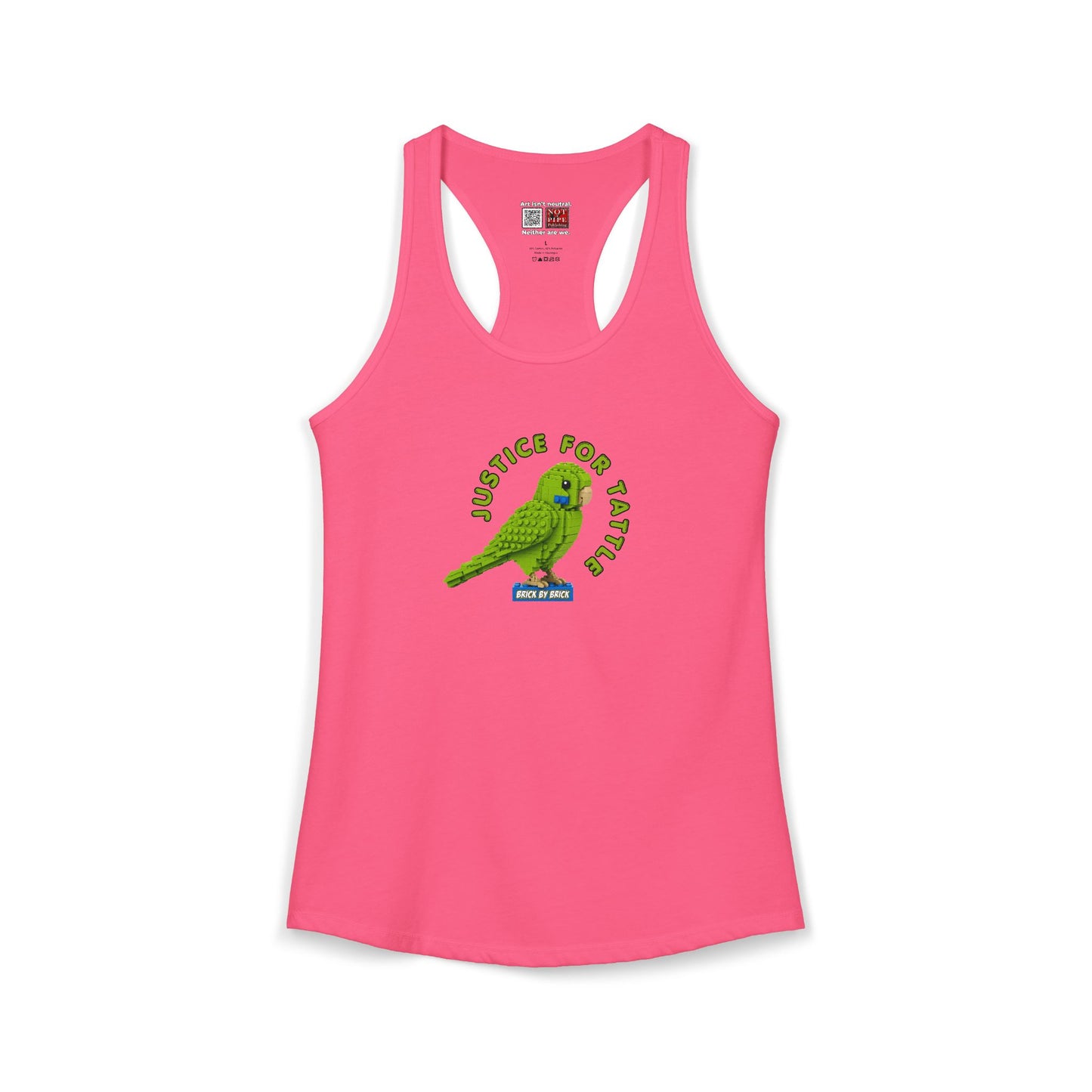 Justice for Tattle | Brick By Brick Parakeet Tank | Support Small Business