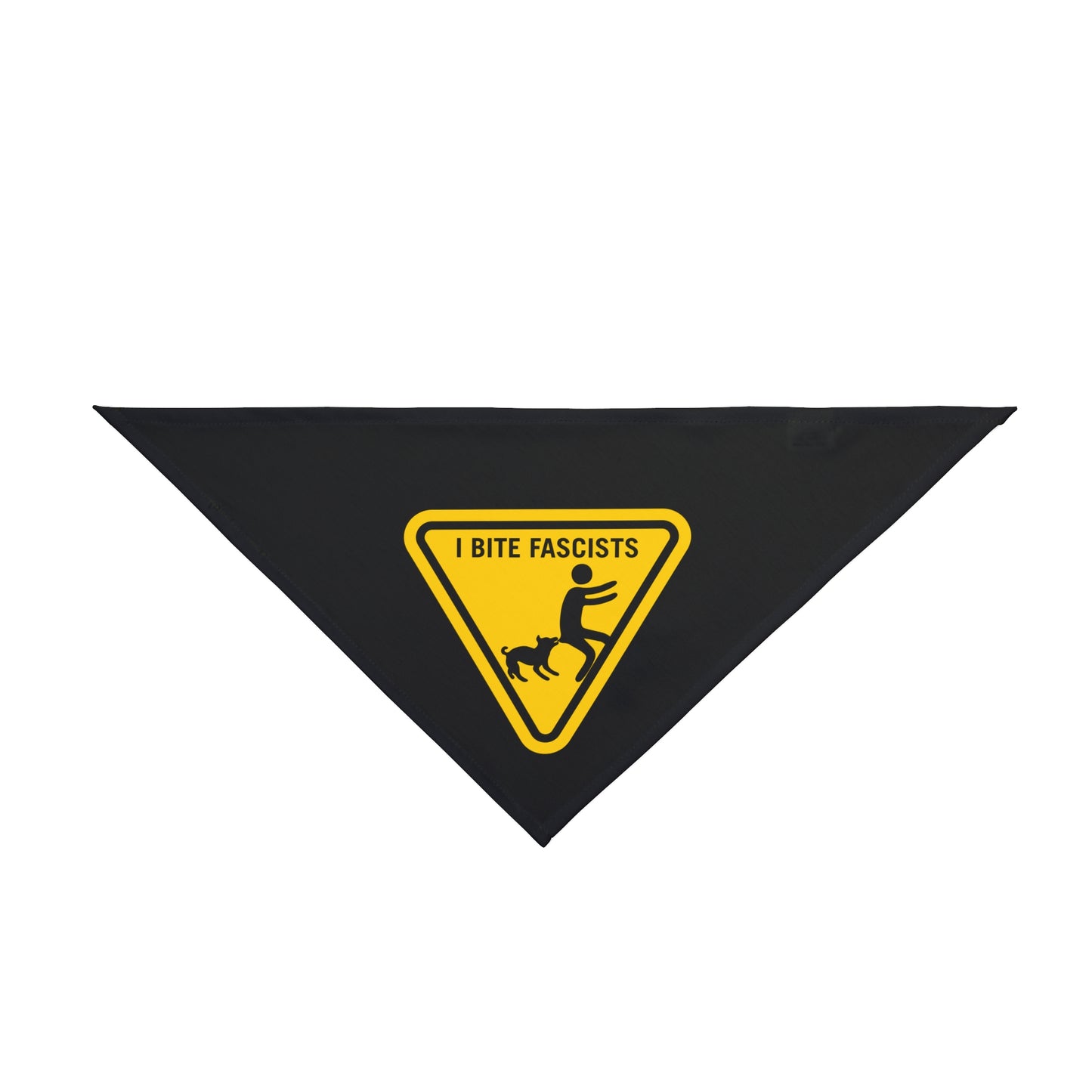 Anti-Fascist Pet Bandana | I Bite Fascists