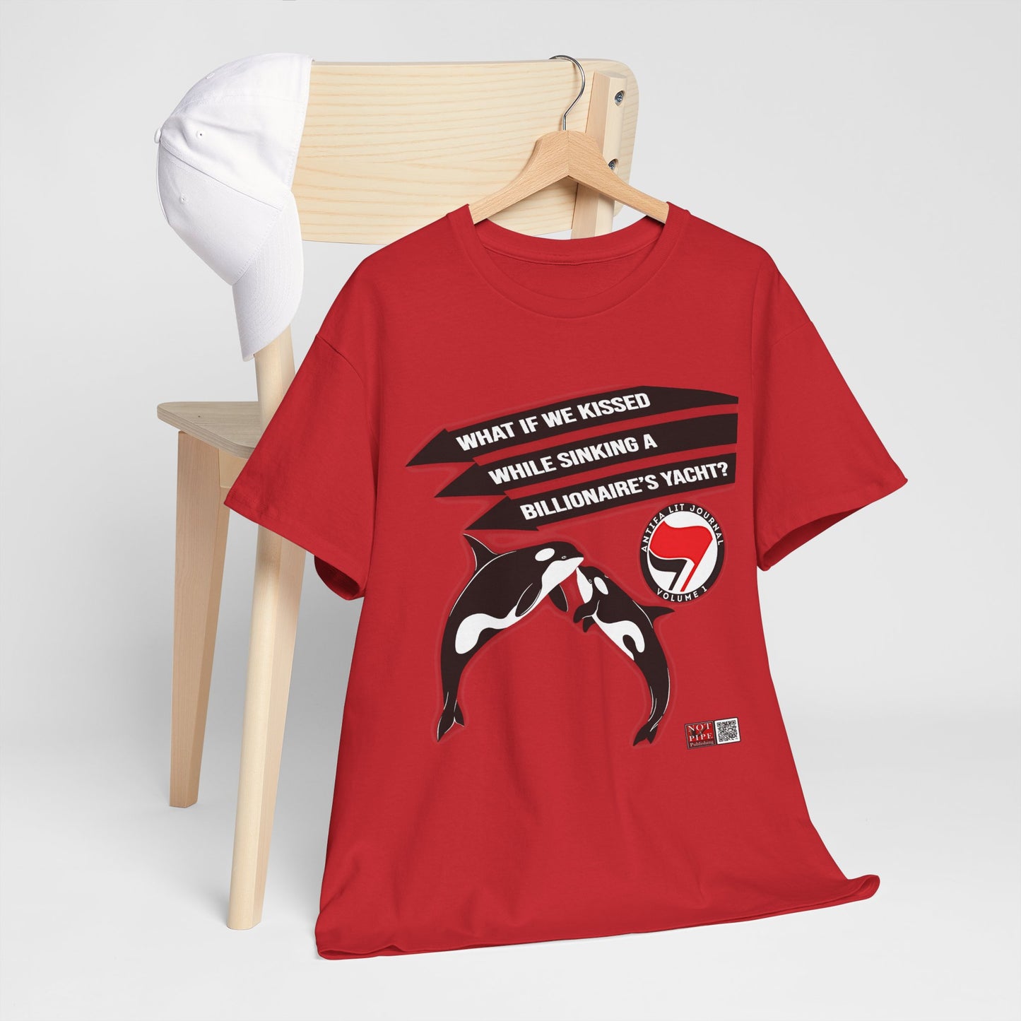 Anti-Capitalist Protest Shirt | What If We Kissed While Sinking a Billionaire's Yacht