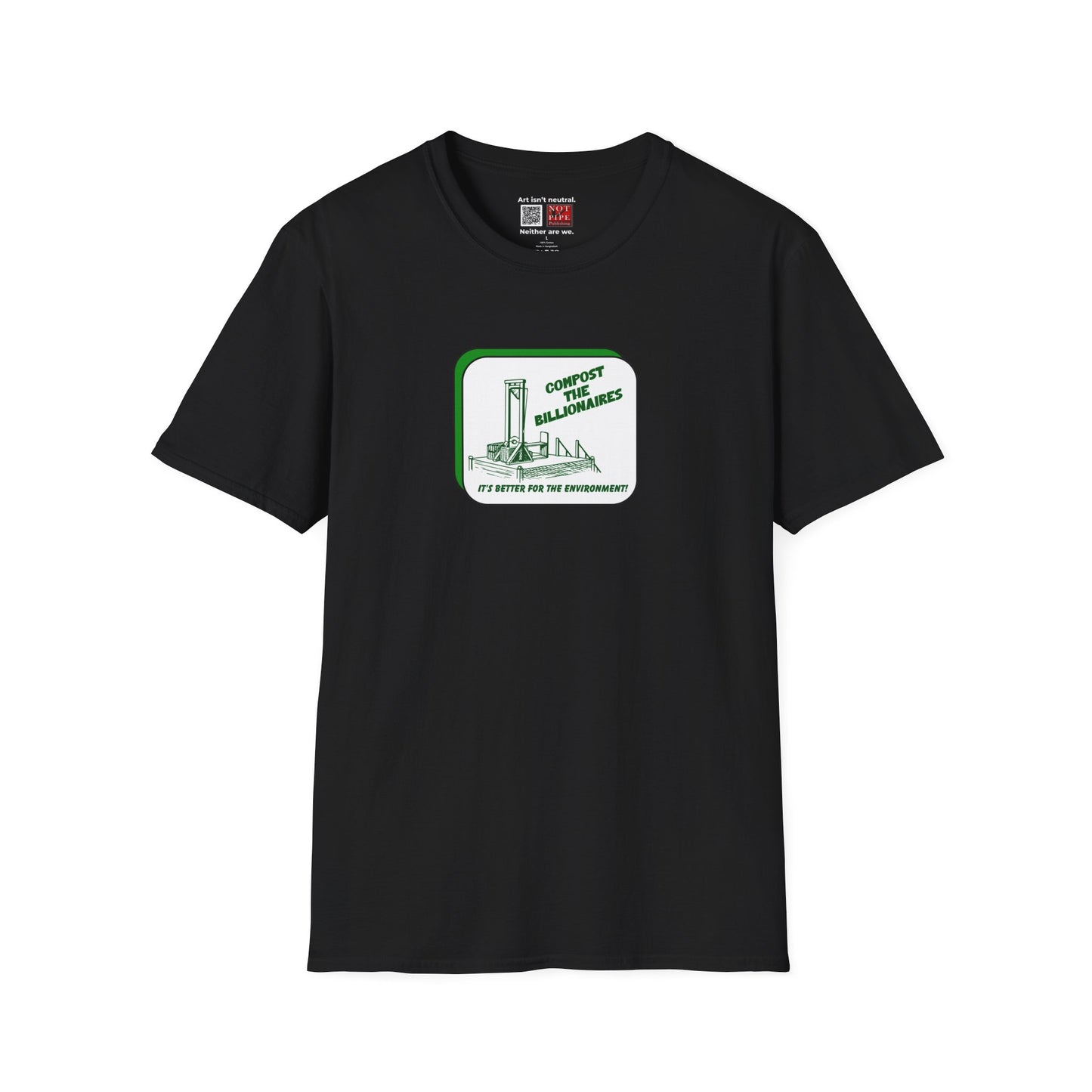 Anti-Capitalist Graphic Tee | Compost the Billionaires