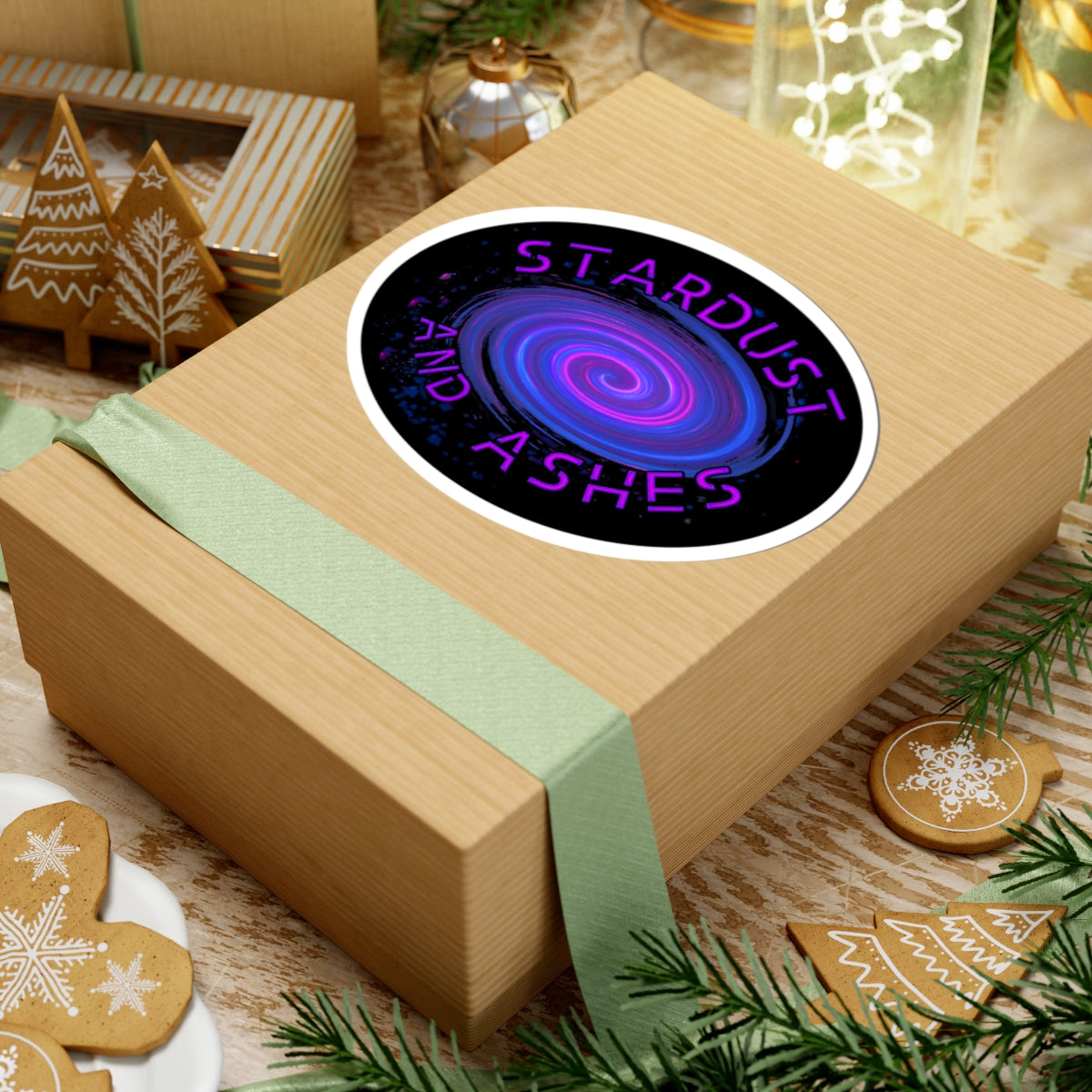 Stardust and Ashes Sci-Fi Sticker – Space Mechs & Galactic Warfare