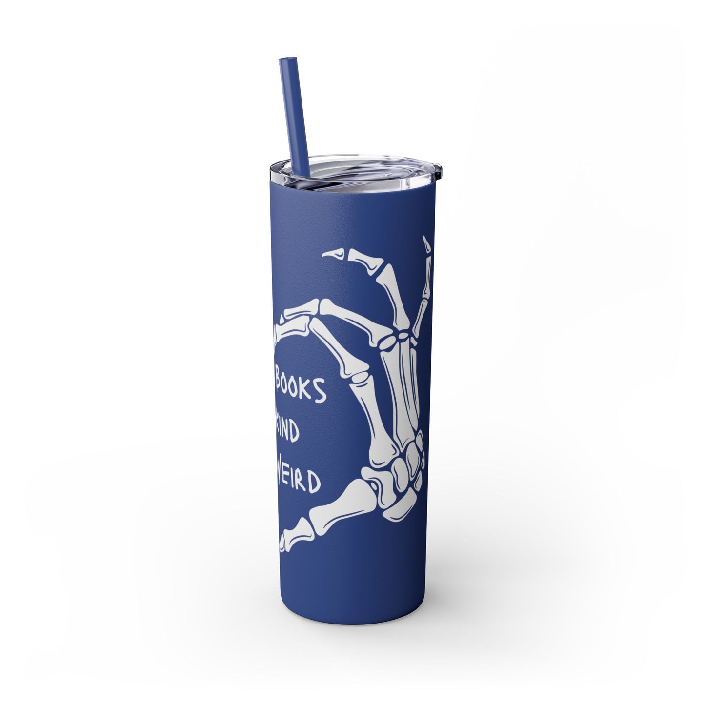 Weird Book Lover Tumbler with Straw