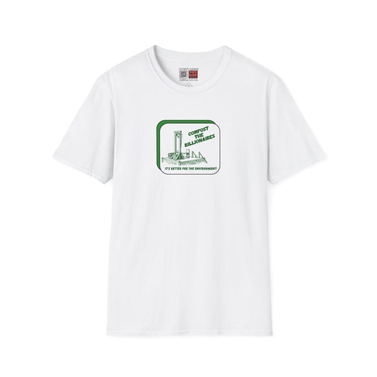 Anti-Capitalist Graphic Tee | Compost the Billionaires