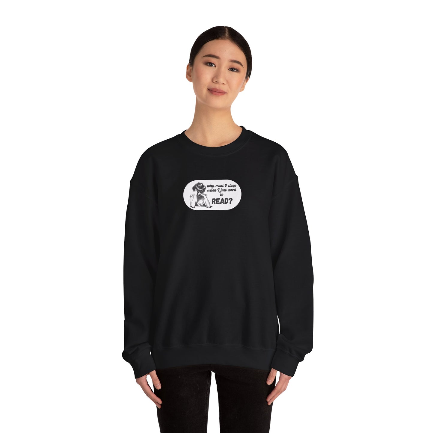 Book Lover Cozy Crewneck