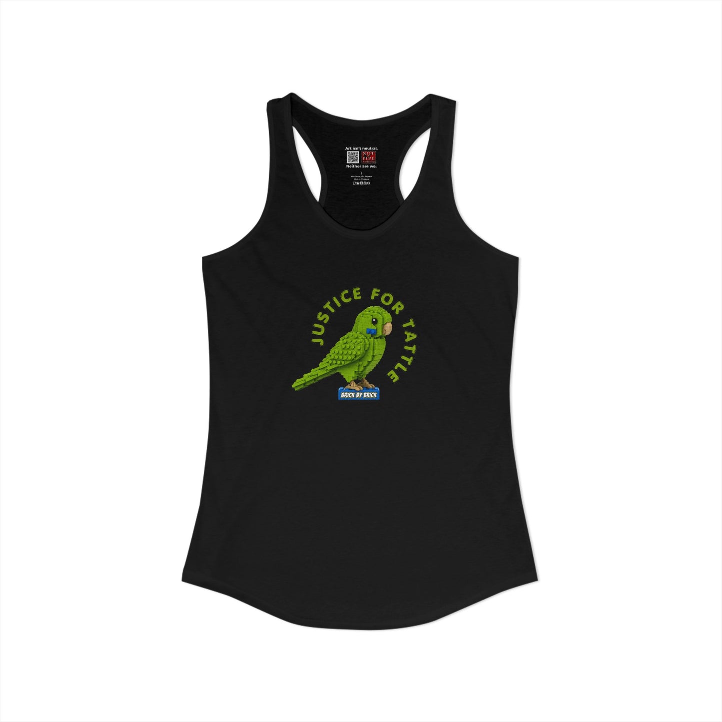 Justice for Tattle | Brick By Brick Parakeet Tank | Support Small Business
