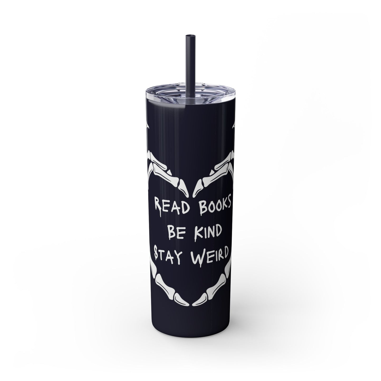 Weird Book Lover Tumbler with Straw