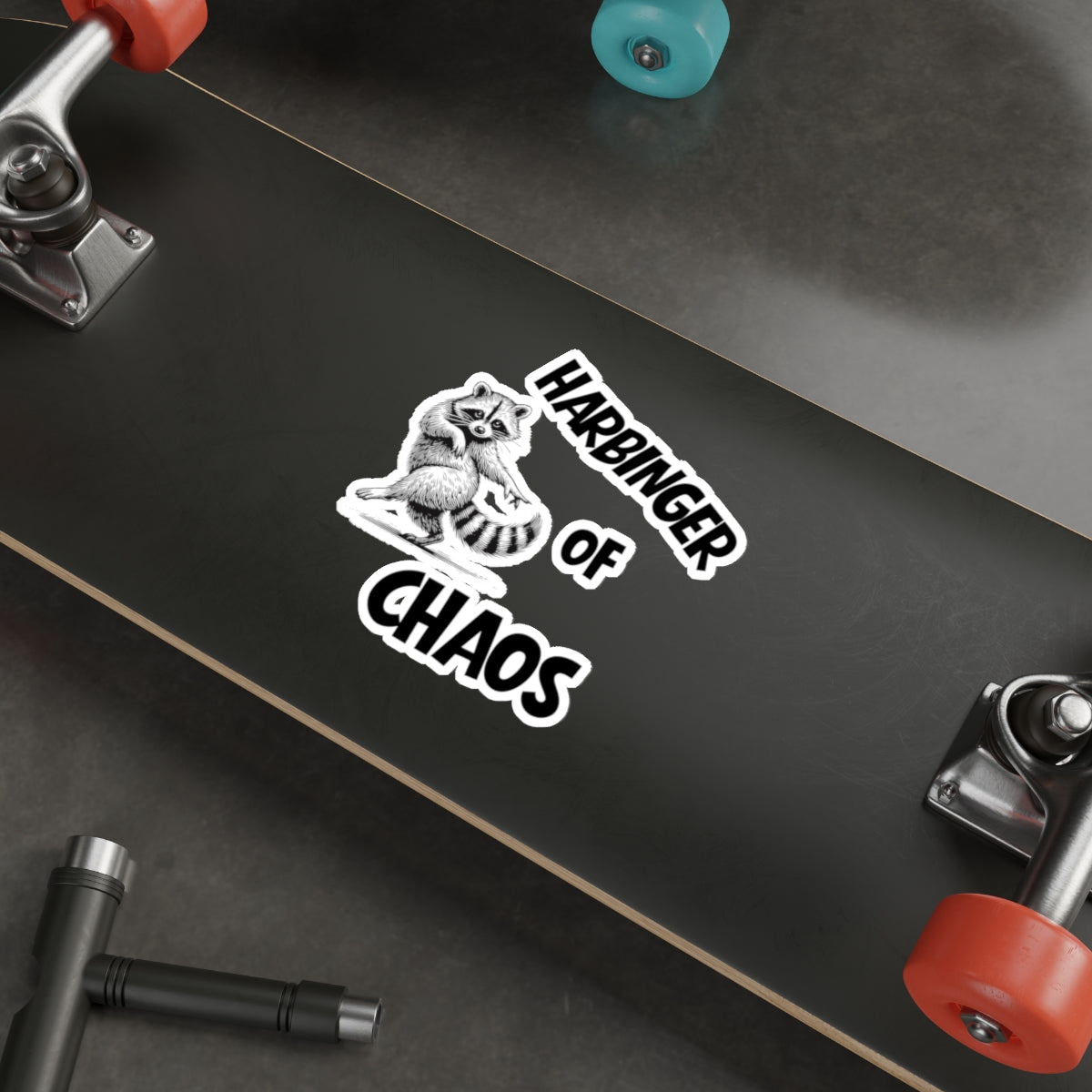 Chaos Racoon Sticker | Harbinger of Chaos