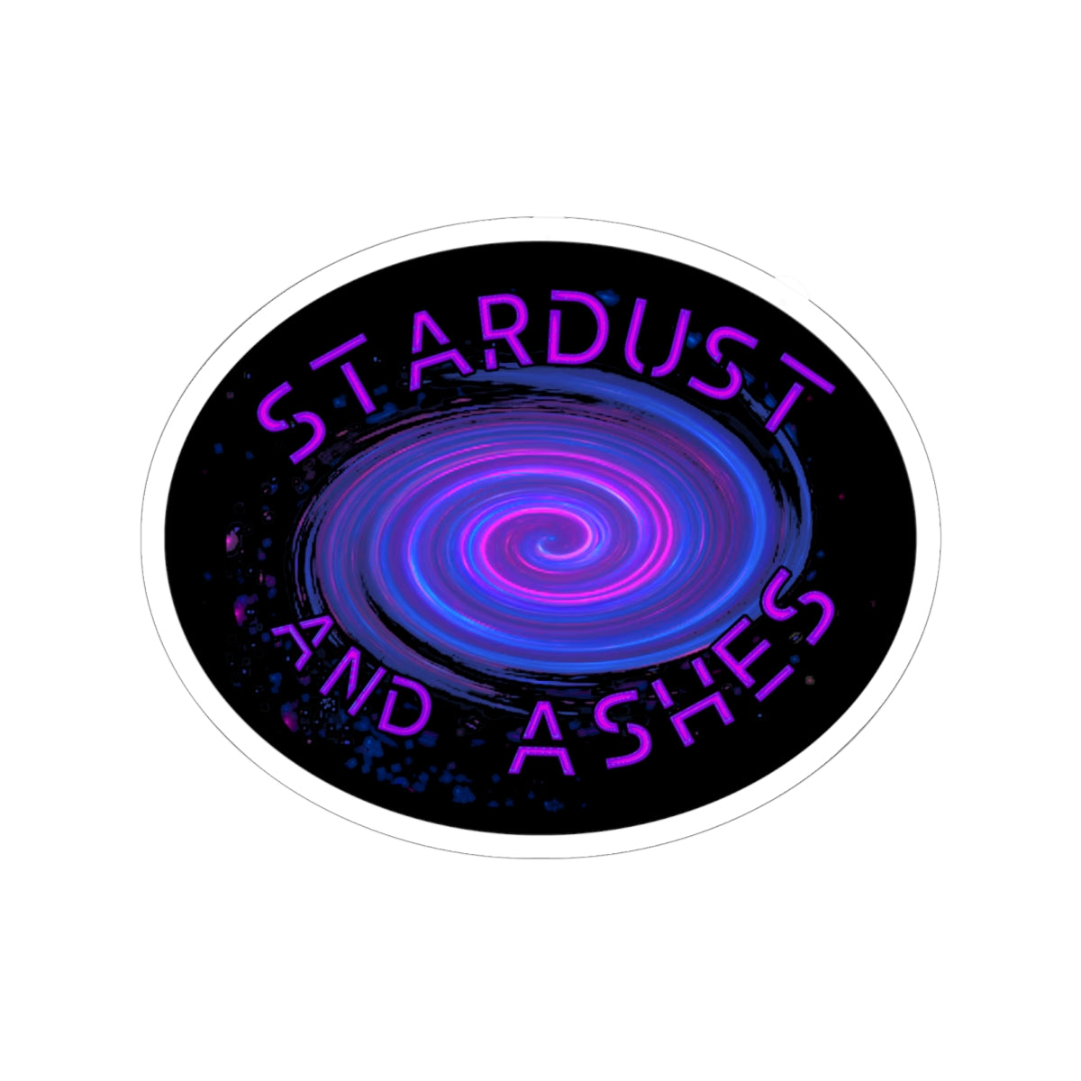 Stardust and Ashes Sci-Fi Sticker – Space Mechs & Galactic Warfare
