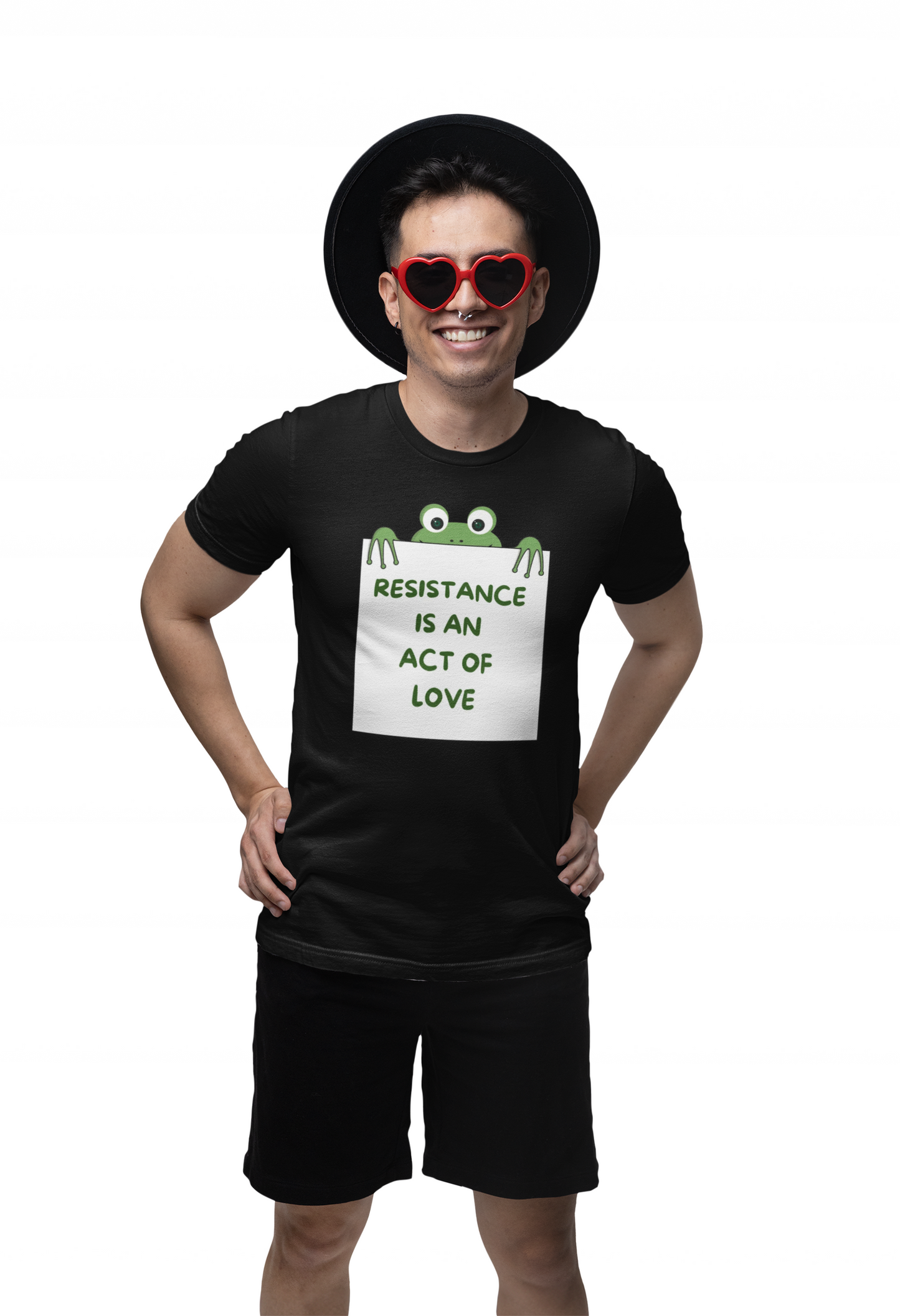 Activist Graphic Tee | Resistance Is an Act of Love T-Shirt
