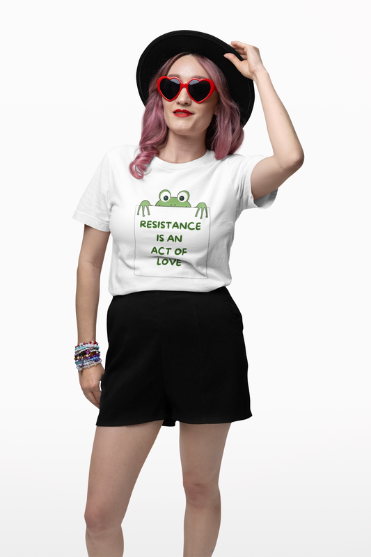 Activist Graphic Tee | Resistance Is an Act of Love T-Shirt