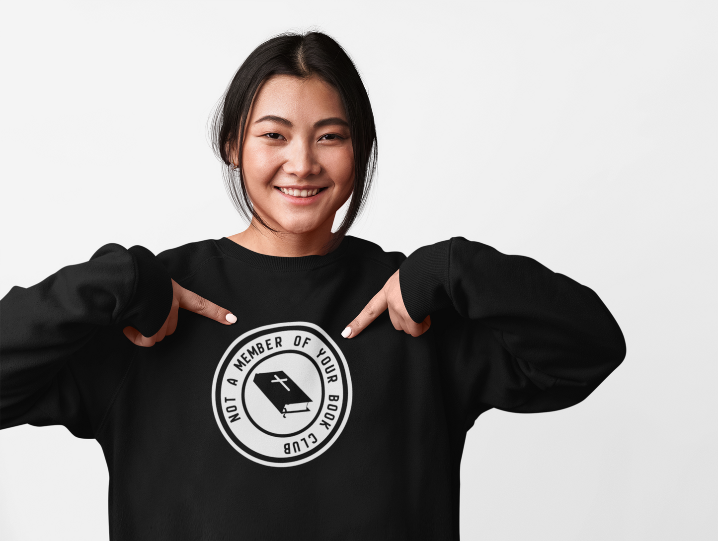 Sarcastic crewneck | Not a Member of Your Book Club