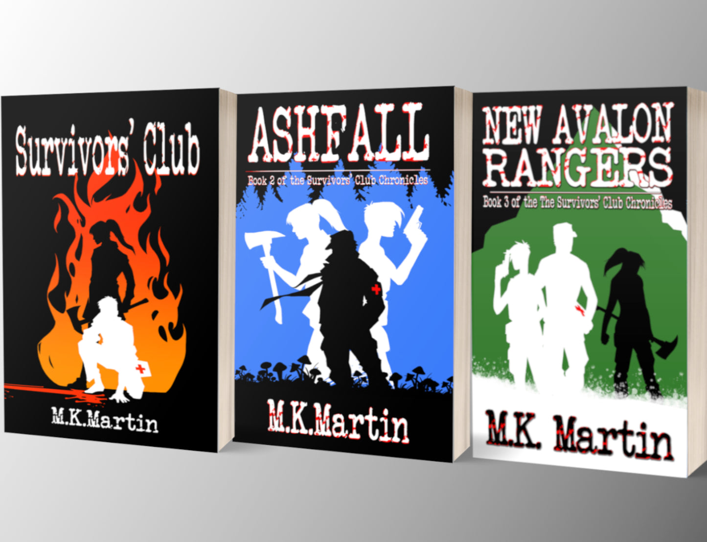 Survivors' Club Chronicles Trilogy by M.K. Martin 20% Discount