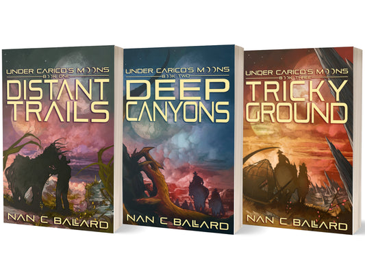 Under Carico's Moons Trilogy by Nan C Ballard 20% Discount