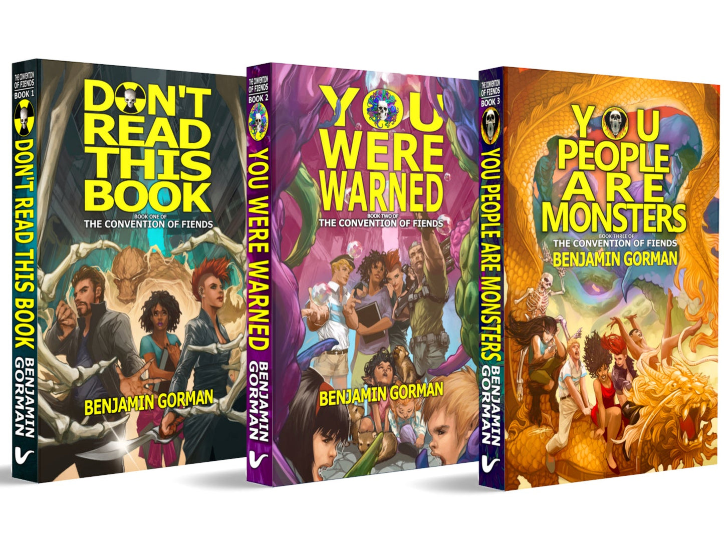 The Convention of Fiends Trilogy by Benjamin Gorman 20% Discount