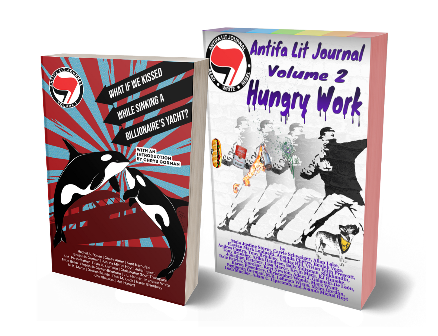 Antifa Lit Journal, Volumes 1 and 2 with a 20% Discount